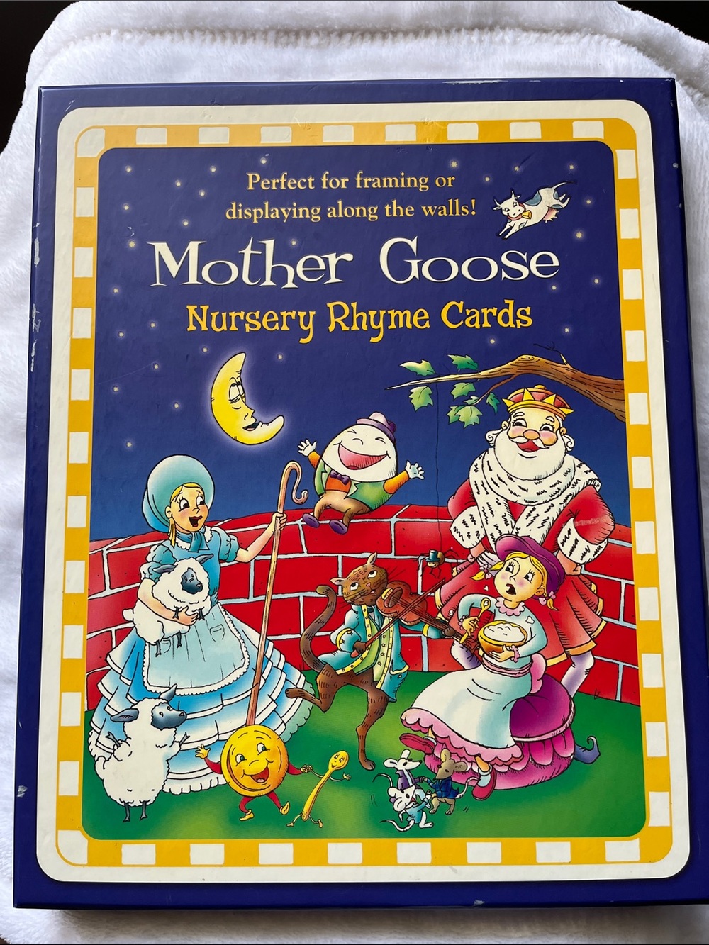 Mother Goose Nursery Rhyme Cards  with Colorful Illustrated Box